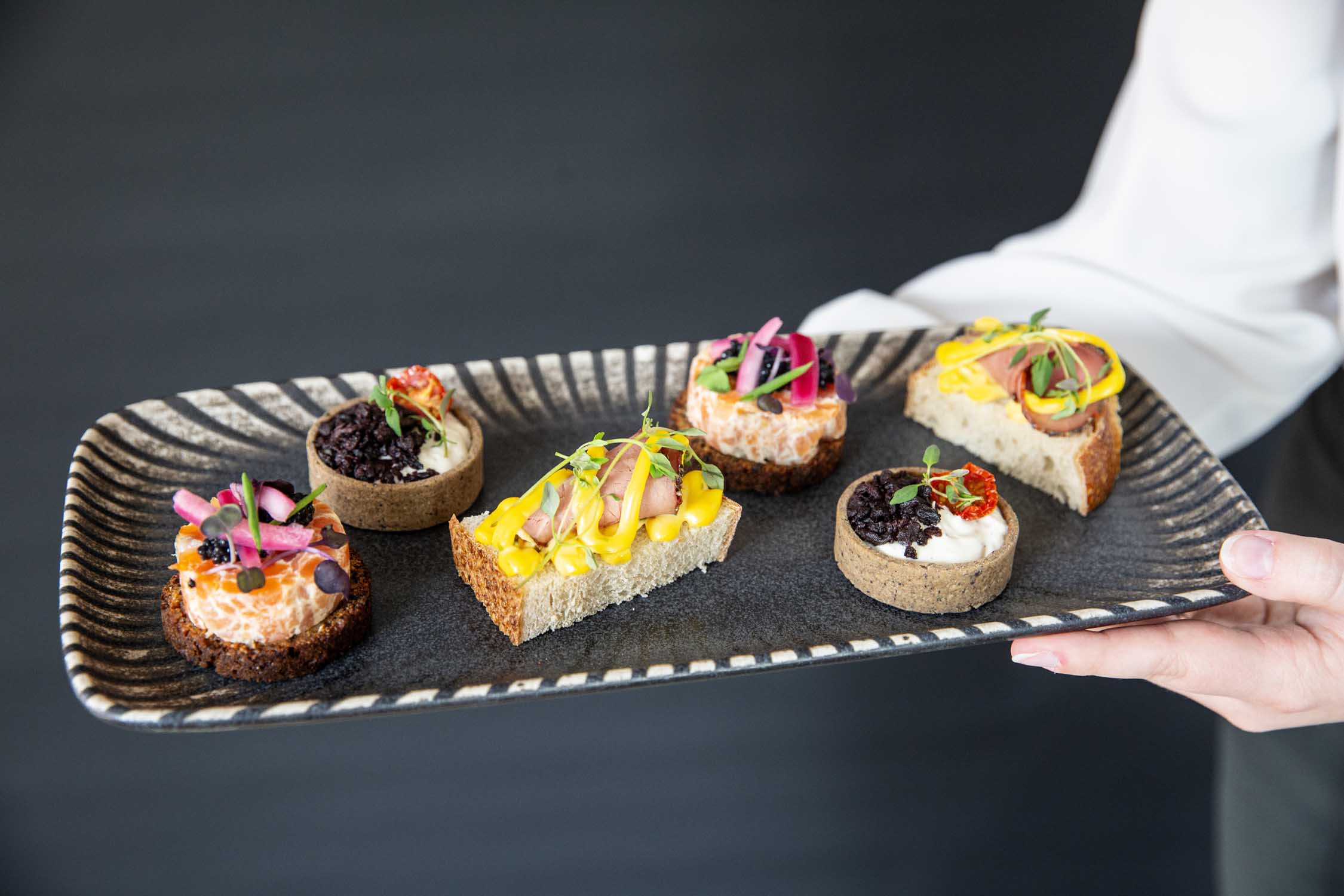 Peppar Catering, annokset lautasella